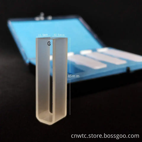 Quartz Cell Spectrophotometer Cuvettes for Laboratory Use